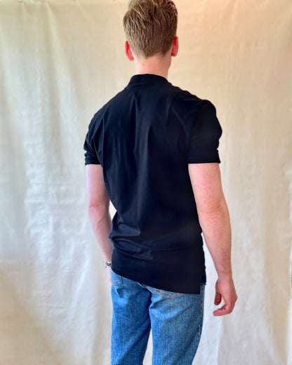 Erkki SOLID Tee - Organic Cotton / Lyocell BLACK