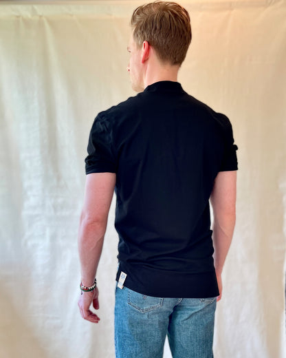 Erkki SOLID Tee - Organic Cotton / Lyocell BLACK