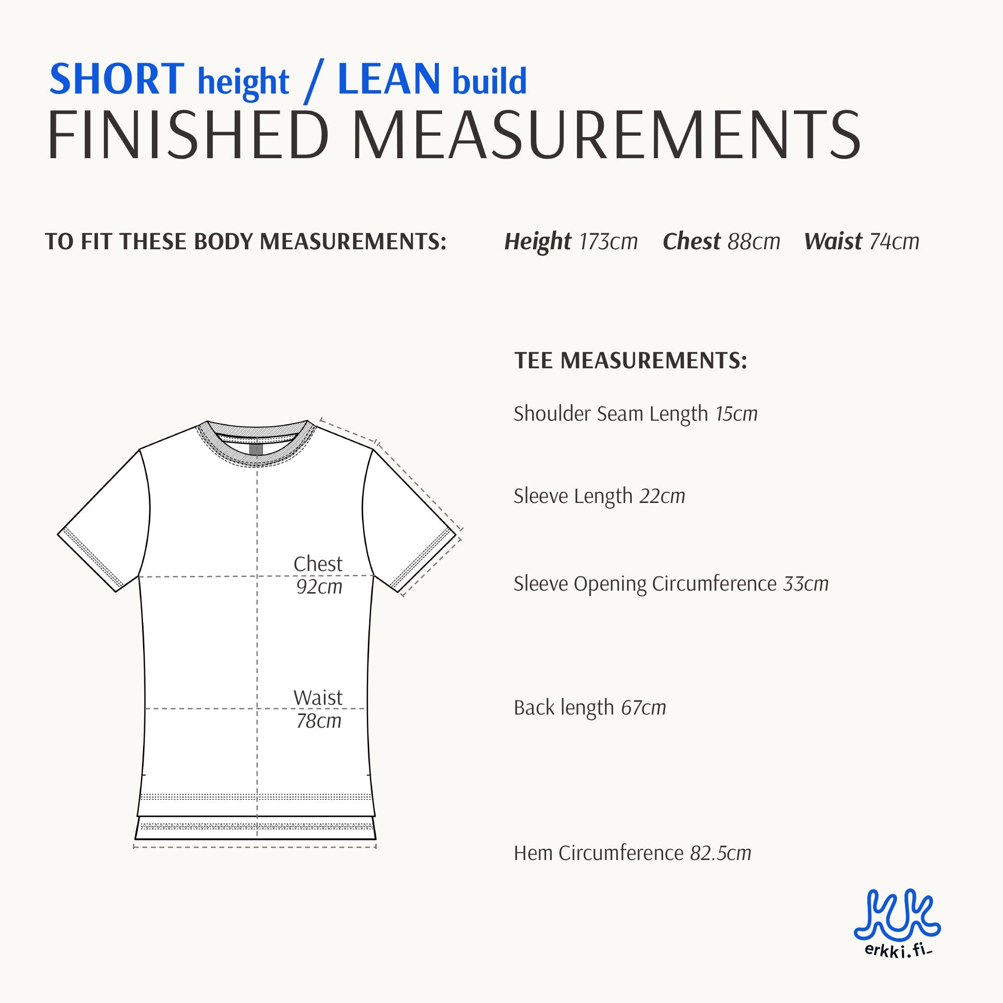 Erkki SOLID Tee - Organic Cotton with Lyocell