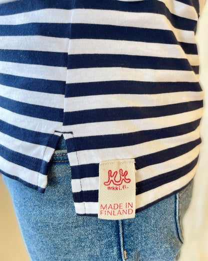Erkki SOLID Tee - Organic Cotton / Lyocell Stripes