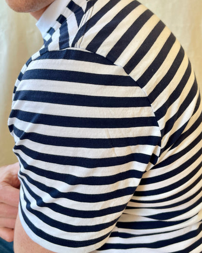 Erkki SOLID Tee - Organic Cotton / Lyocell Stripes